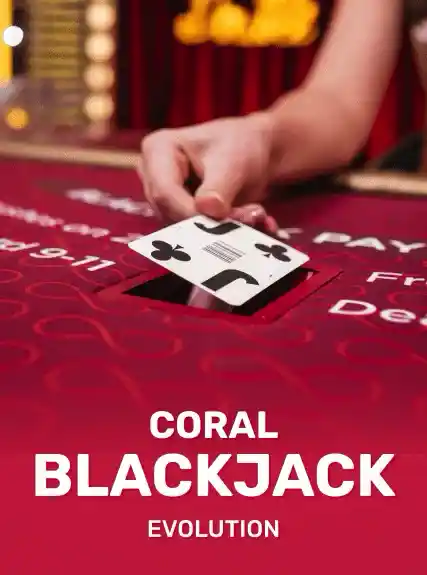Coral Blackjack game tile