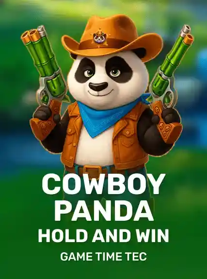 Cowboy Panda Hold and Win game tile